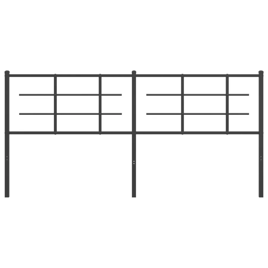 Tête de lit de remplacement métal noir 180 cm - 3
