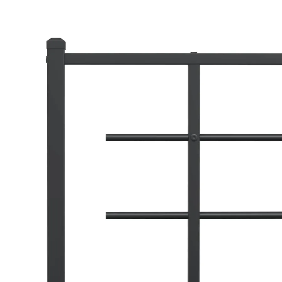 Tête de lit de remplacement métal noir 180 cm - 5