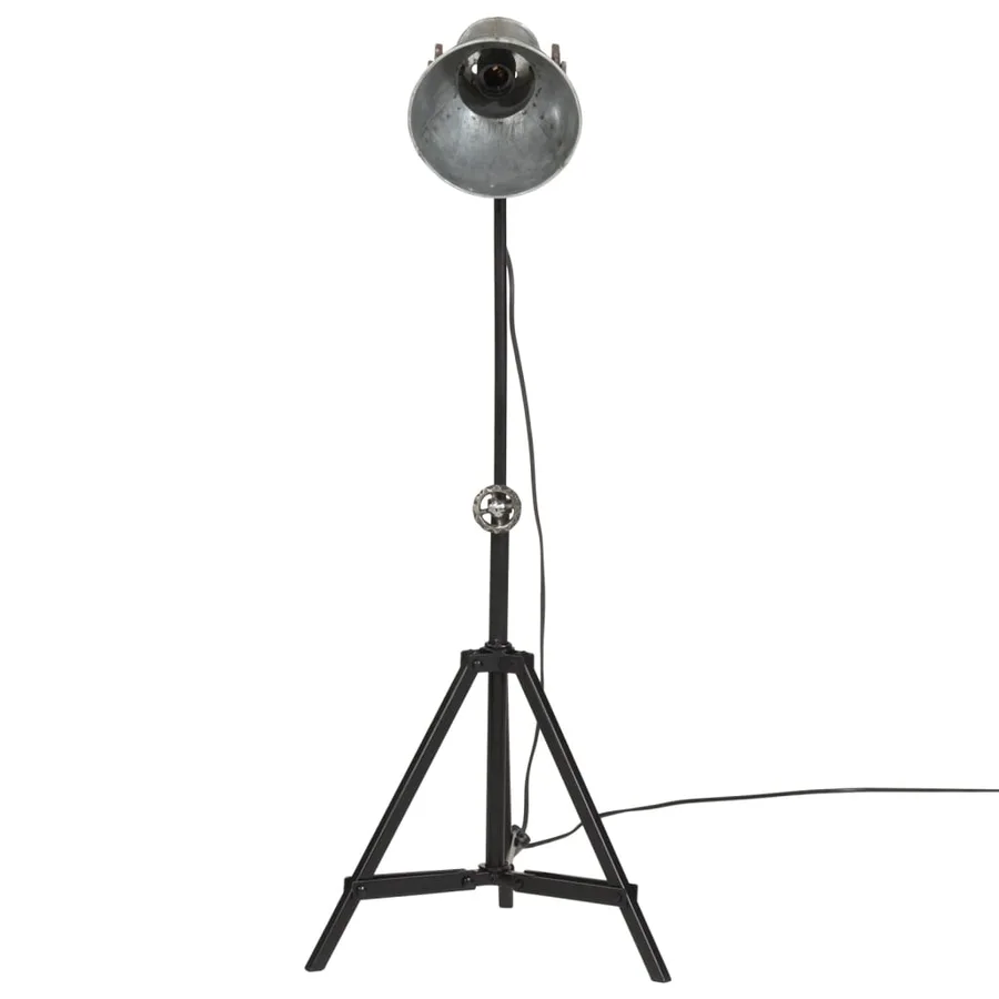Lampe de bureau 25 W argent vintage 35x35x65/95 cm E27 - 3