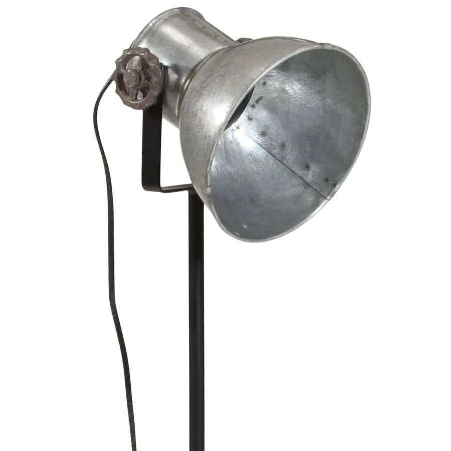 Lampe de bureau 25 W argent vintage 35x35x65/95 cm E27 - 8
