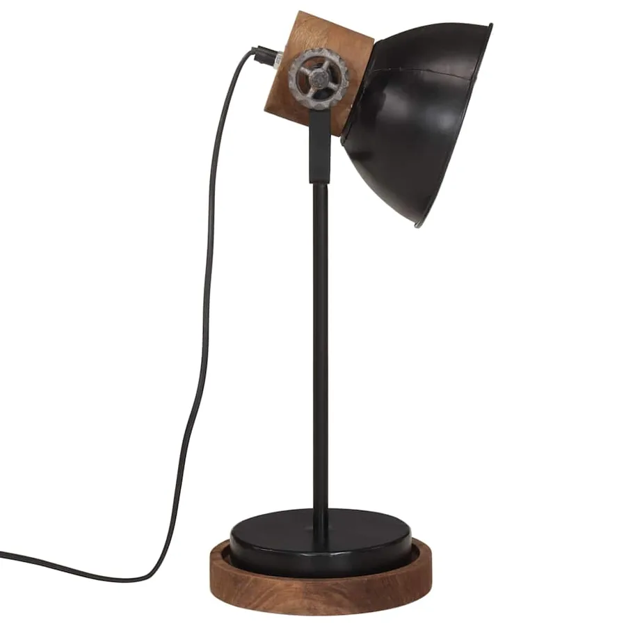 Lampe de bureau 25 W noir 17x17x50 cm E27 - 4