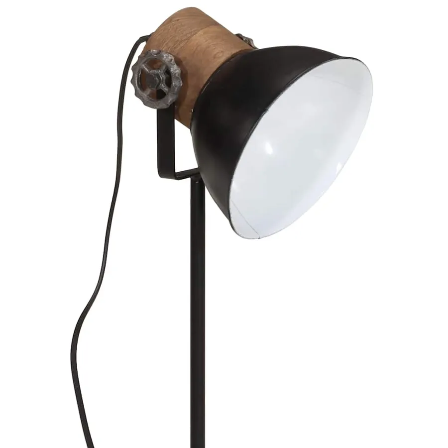 Lampe de bureau 25 W noir 17x17x50 cm E27 - 7