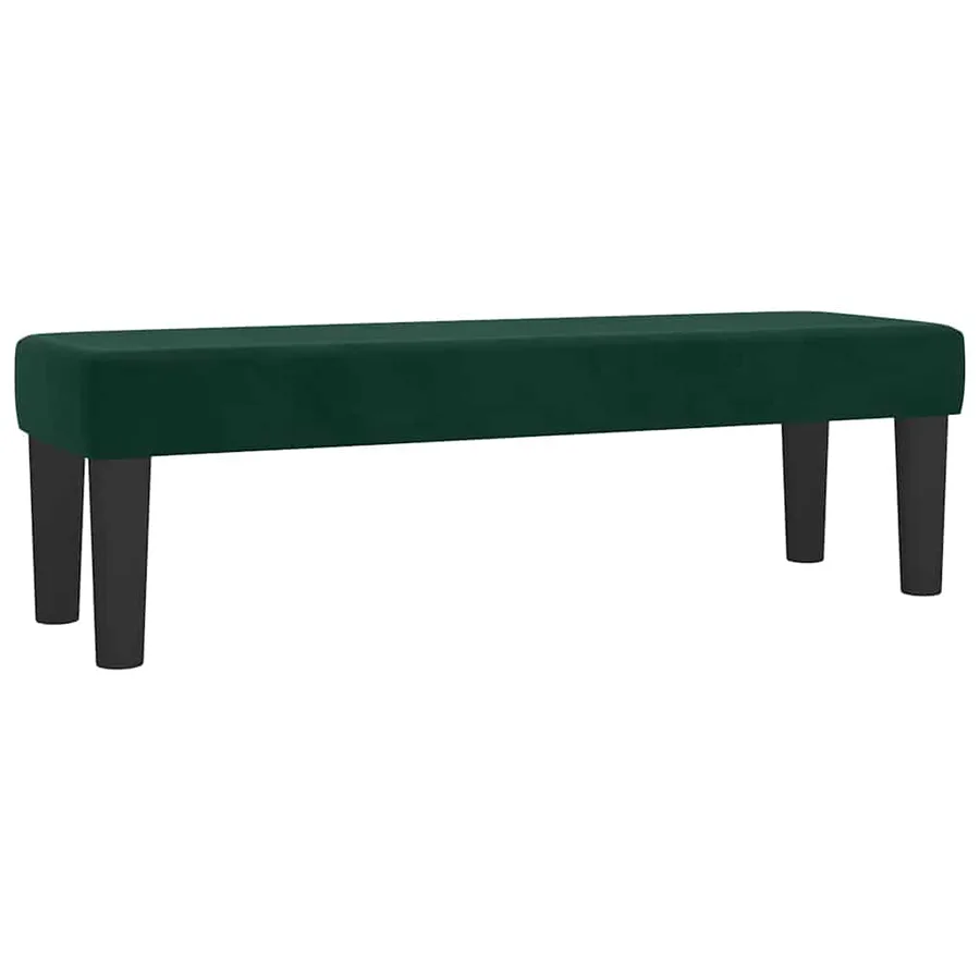Sommier à lattes de lit et matelas Vert foncé 180x200cm Velours - 7