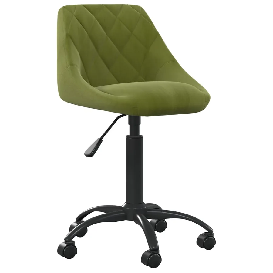 Chaise de salle à manger Vert clair Velours - 2
