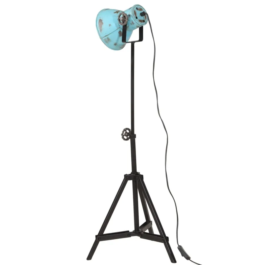 Lampadaire 25 W bleu délavé 35x35x65/95 cm E27 - 5