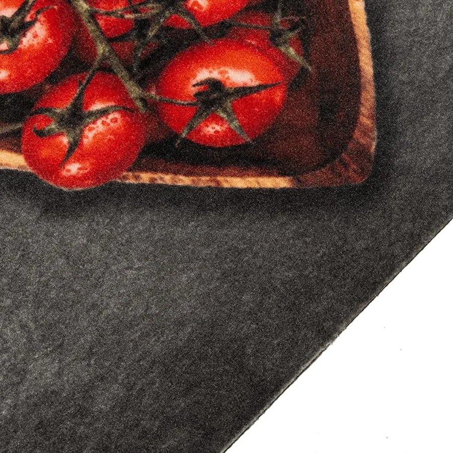 Tapis de cuisine lavable texte Cooking 60x300 cm velours - 3