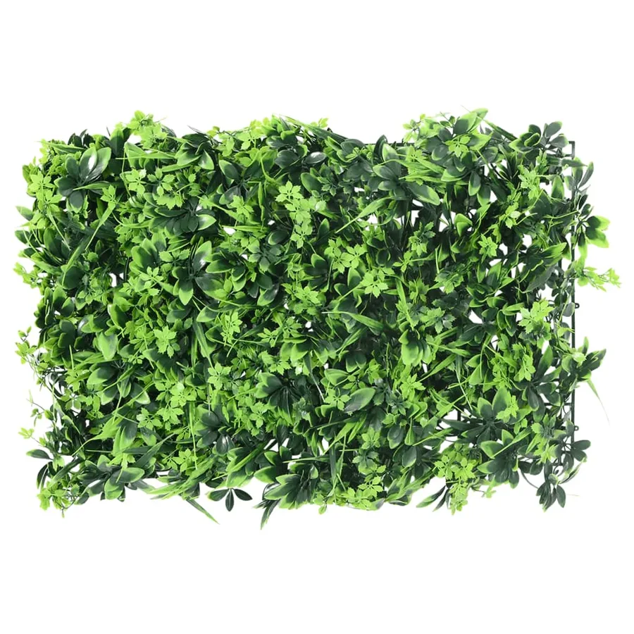 Clôture à feuilles artificielles 6 pcs vert 40x60 cm - 2
