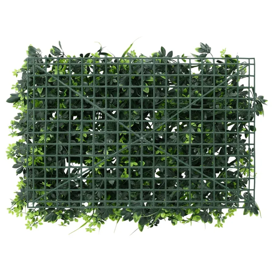 Clôture à feuilles artificielles 6 pcs vert 40x60 cm - 4