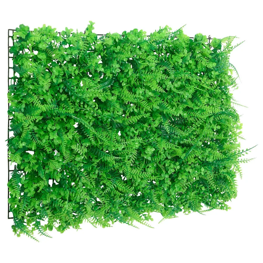 Clôture feuilles de fougère artificielles 6 pcs vert 40x60 cm - 3