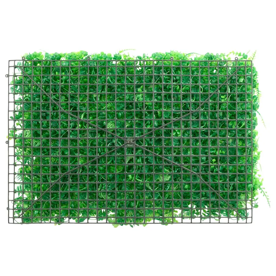 Clôture feuilles de fougère artificielles 6 pcs vert 40x60 cm - 4