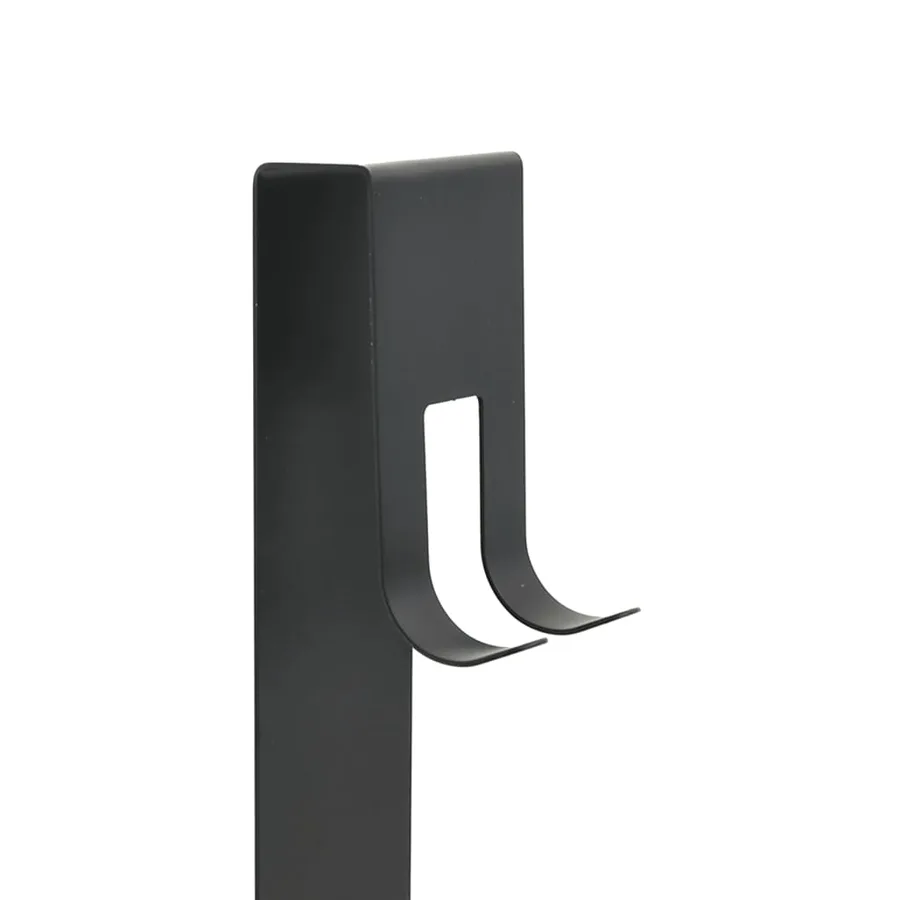 Support de douche suspendu noir mat acier inoxydable 304 brossé - 7
