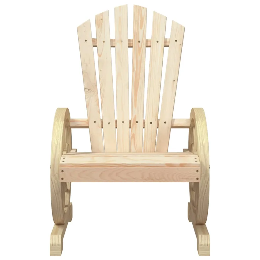 Chaises de jardin Adirondack lot de 4 bois de sapin massif - 5