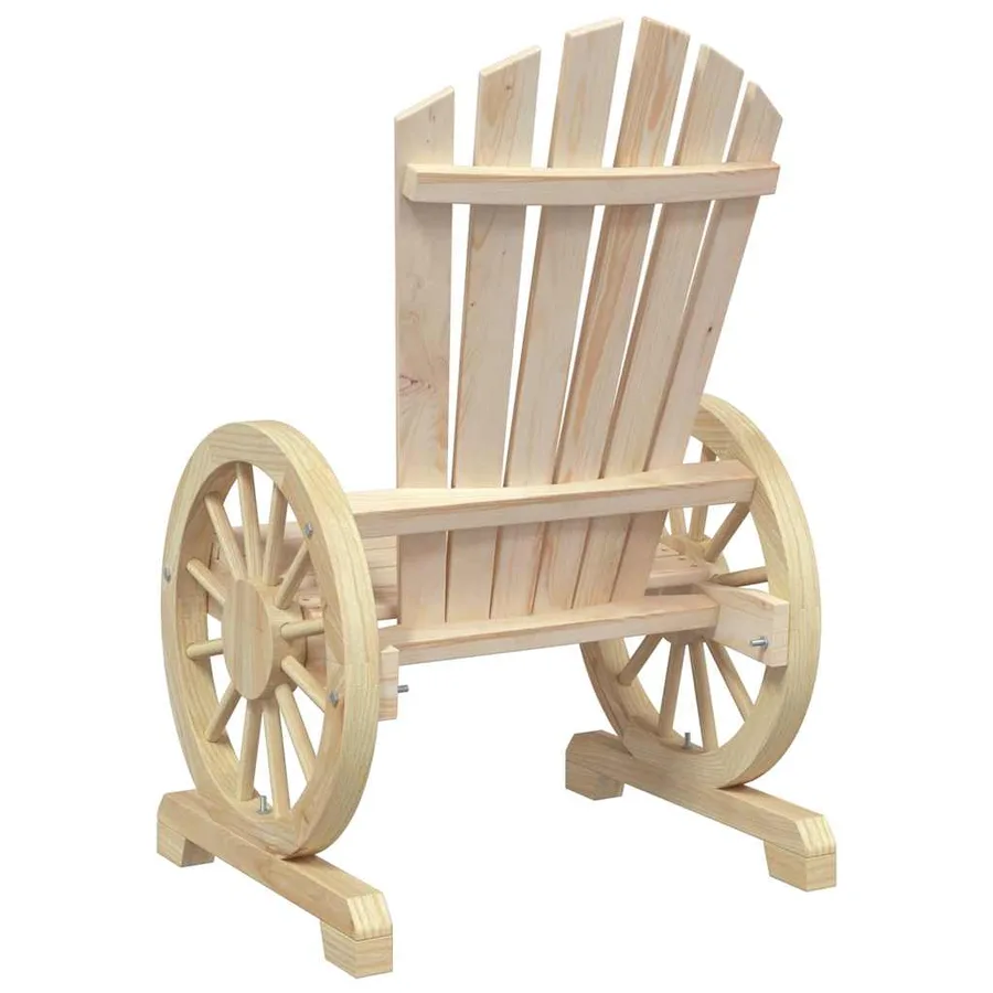 Chaises de jardin Adirondack lot de 4 bois de sapin massif - 7