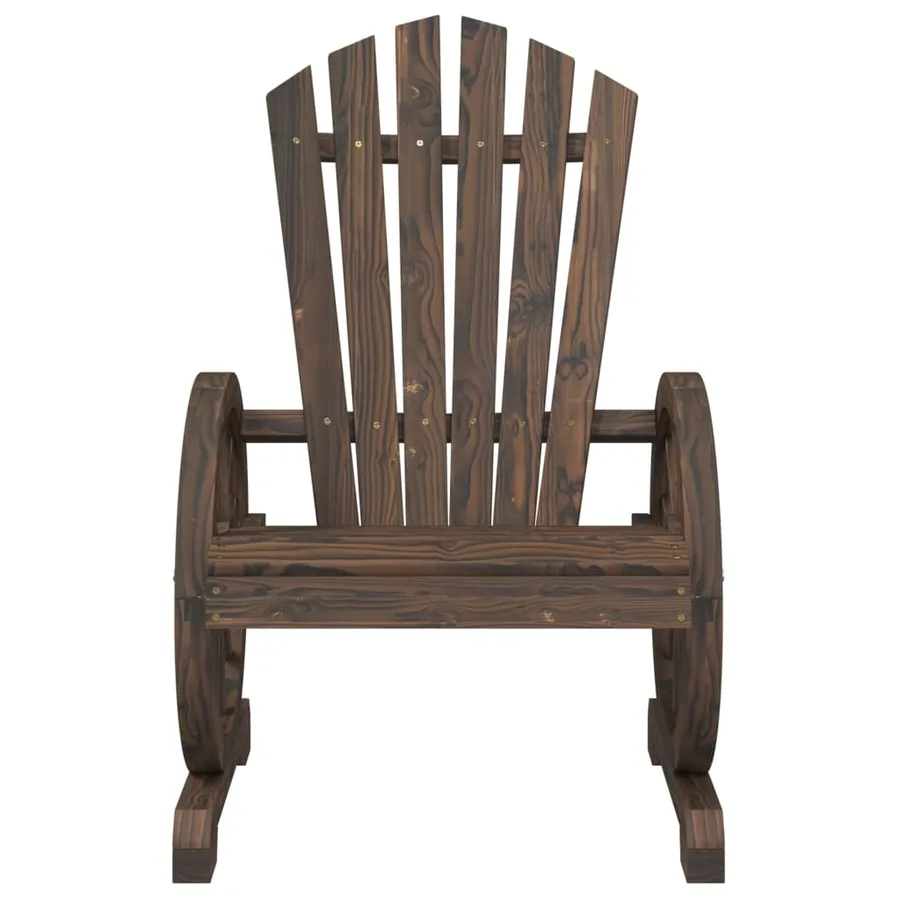 Chaise de jardin Adirondack bois de sapin massif - 4
