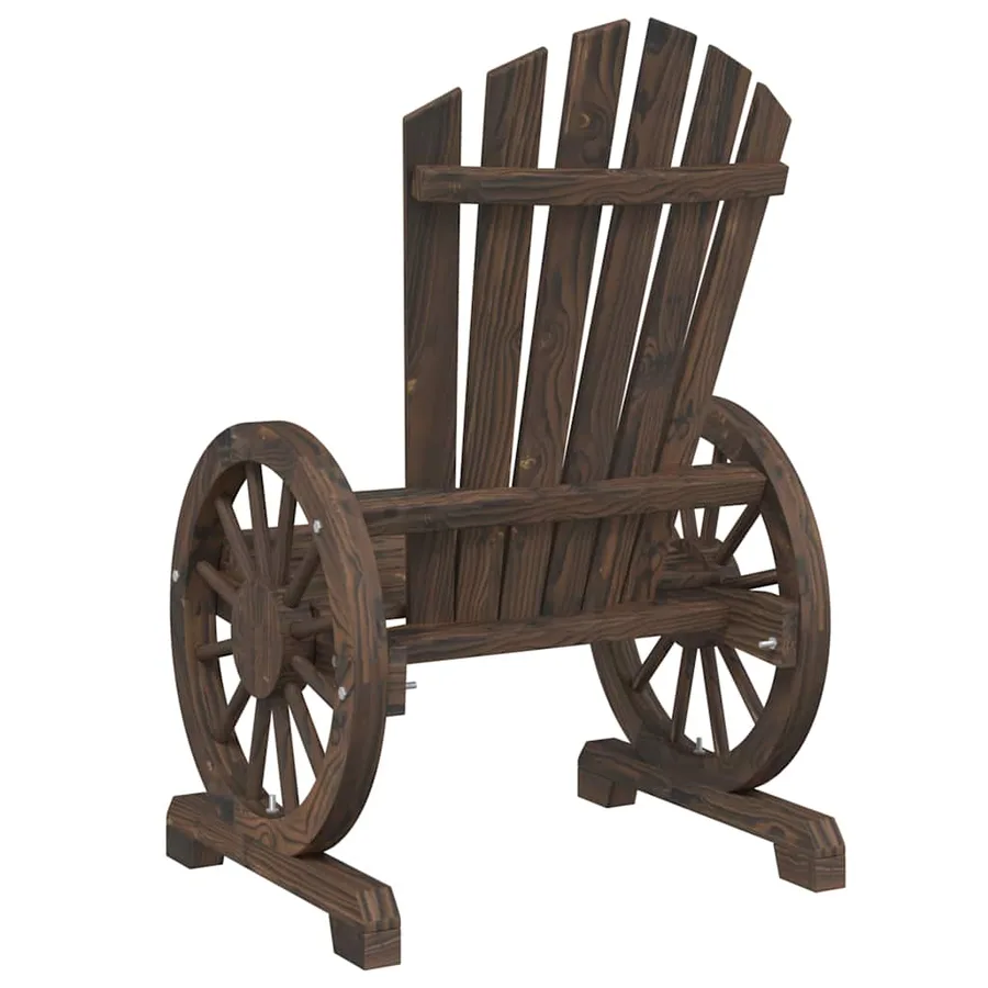 Chaise de jardin Adirondack bois de sapin massif - 6