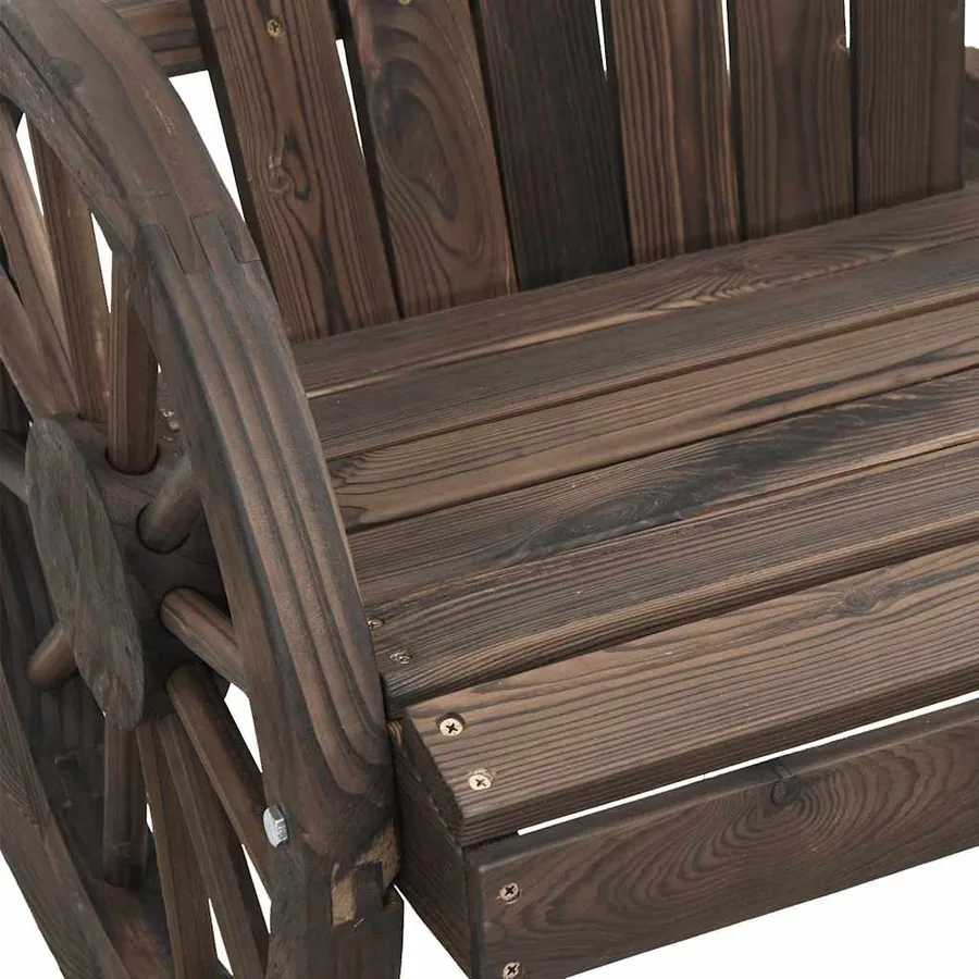 Chaise de jardin Adirondack bois de sapin massif - 8