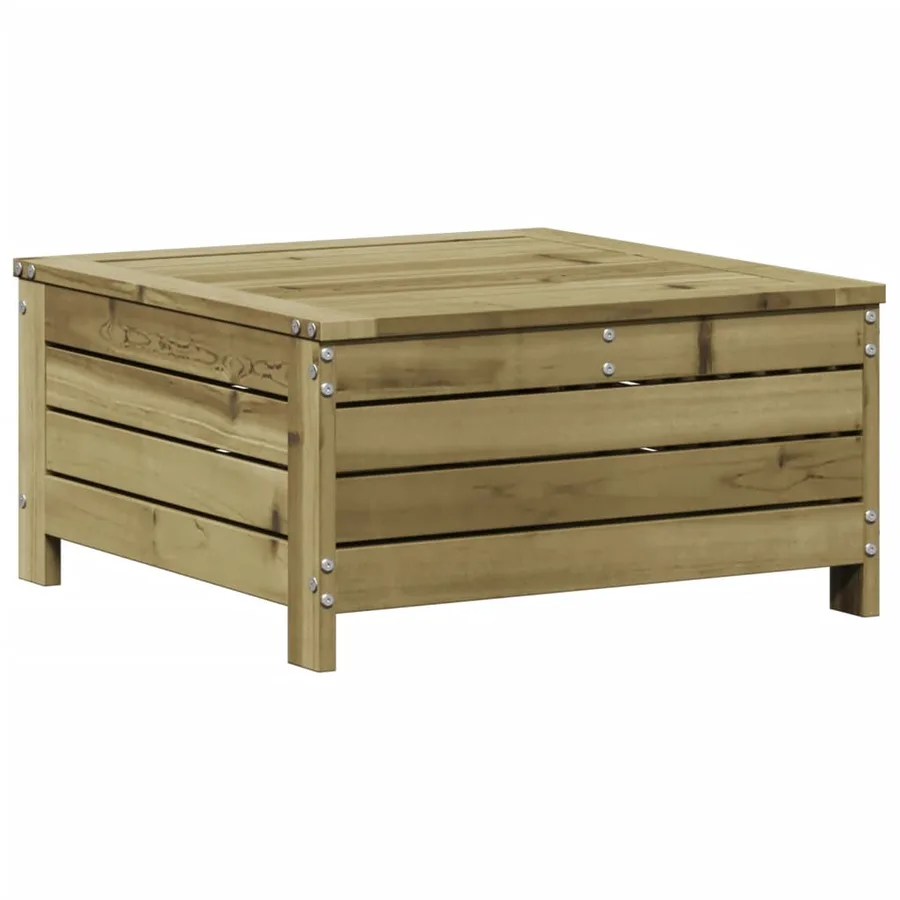 Salon de jardin 3 pcs avec coussins bois de pin imprégné - 5