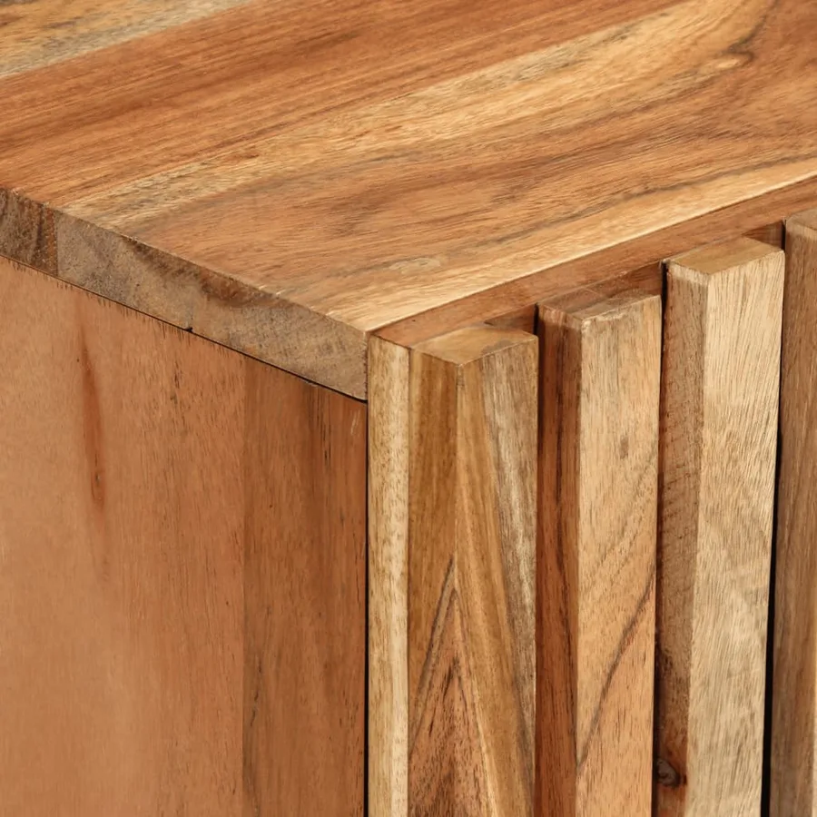 Buffet 60x34x75 cm bois d'acacia massif - 7