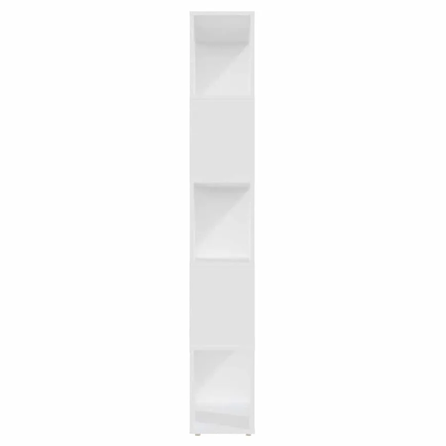 Bibliothèque Séparateur de pièce Blanc 60x24x155 cm - 6