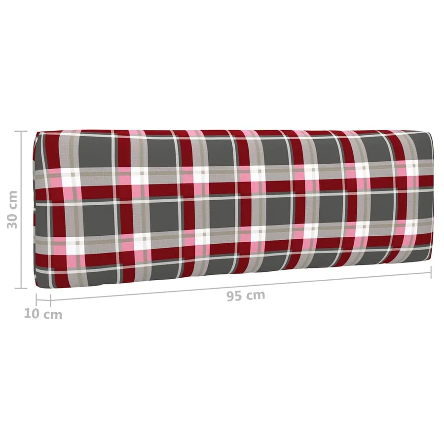 Salon de jardin palette 6pcs avec coussins Bois de pin imprégné - 13