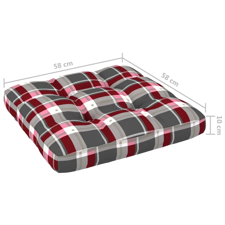 Salon de jardin palette 6pcs avec coussins Bois de pin imprégné - 16