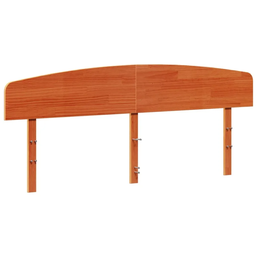 Tête de lit cire marron 180 cm bois massif de pin - 2