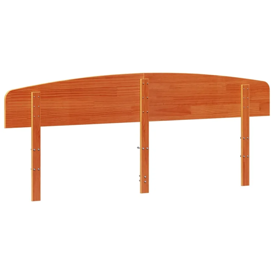 Tête de lit cire marron 180 cm bois massif de pin - 6