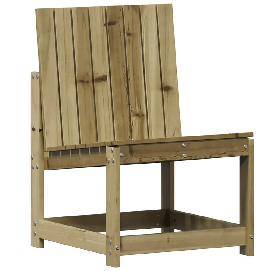 Chaise de jardin 50,5x55x77 cm bois de pin imprégné - 2