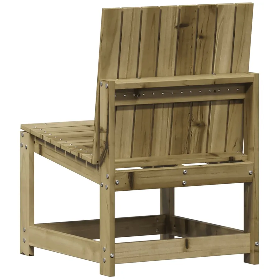 Chaise de jardin 50,5x55x77 cm bois de pin imprégné - 6