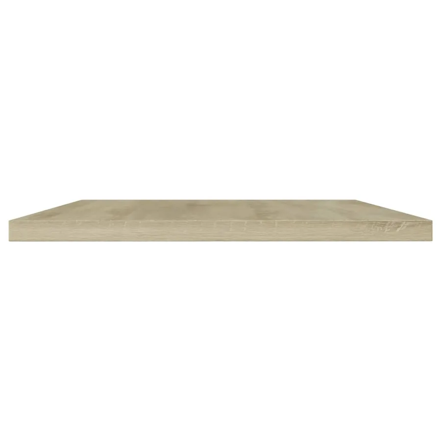 Panneaux bibliothèque 4 pcs Chêne sonoma 100x20x1,5cm Aggloméré - 3