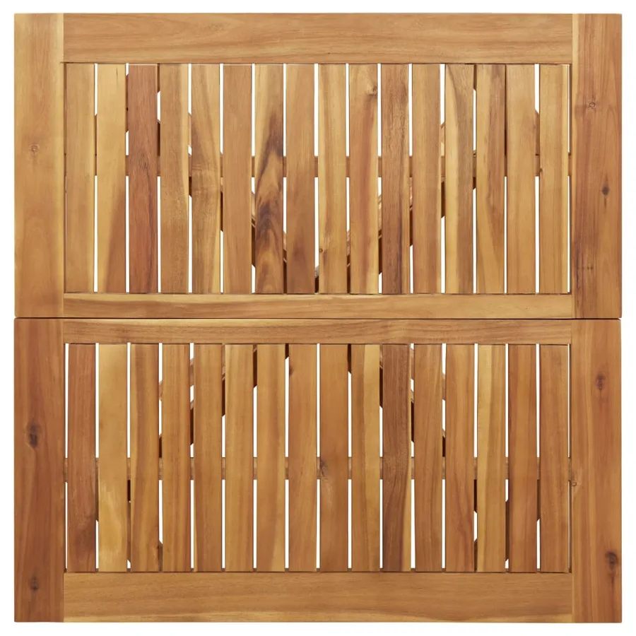 Ensemble à manger de jardin 3 pcs Bois d'acacia solide - 7