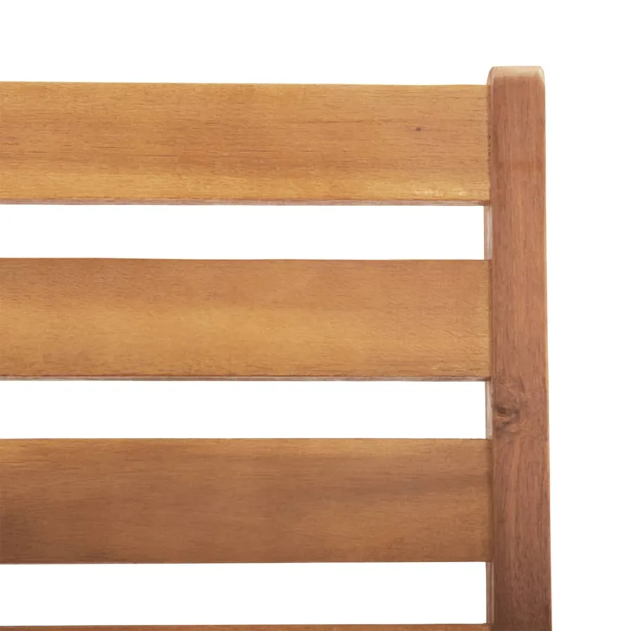 Ensemble à manger de jardin 3 pcs Bois d'acacia solide - 9