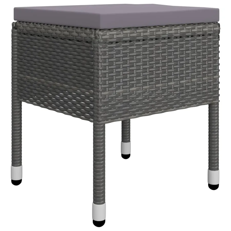 Ensemble à manger de jardin 5 pcs Gris - 9