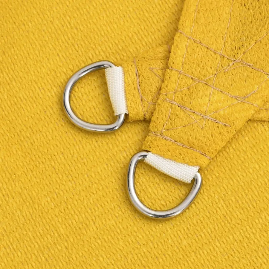 Voile d'ombrage 160 g/m² Jaune 2,5x5 m PEHD - 5