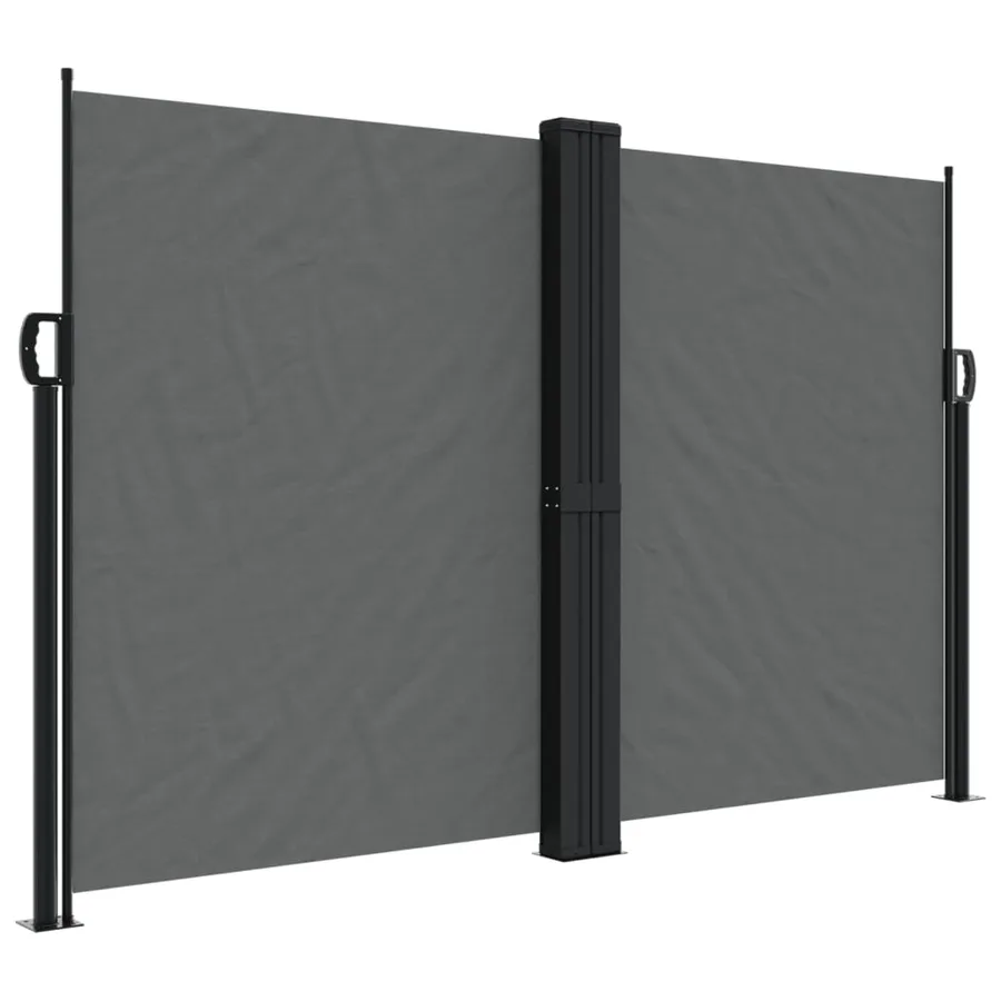 Auvent latéral rétractable anthracite 160x600 cm - 2