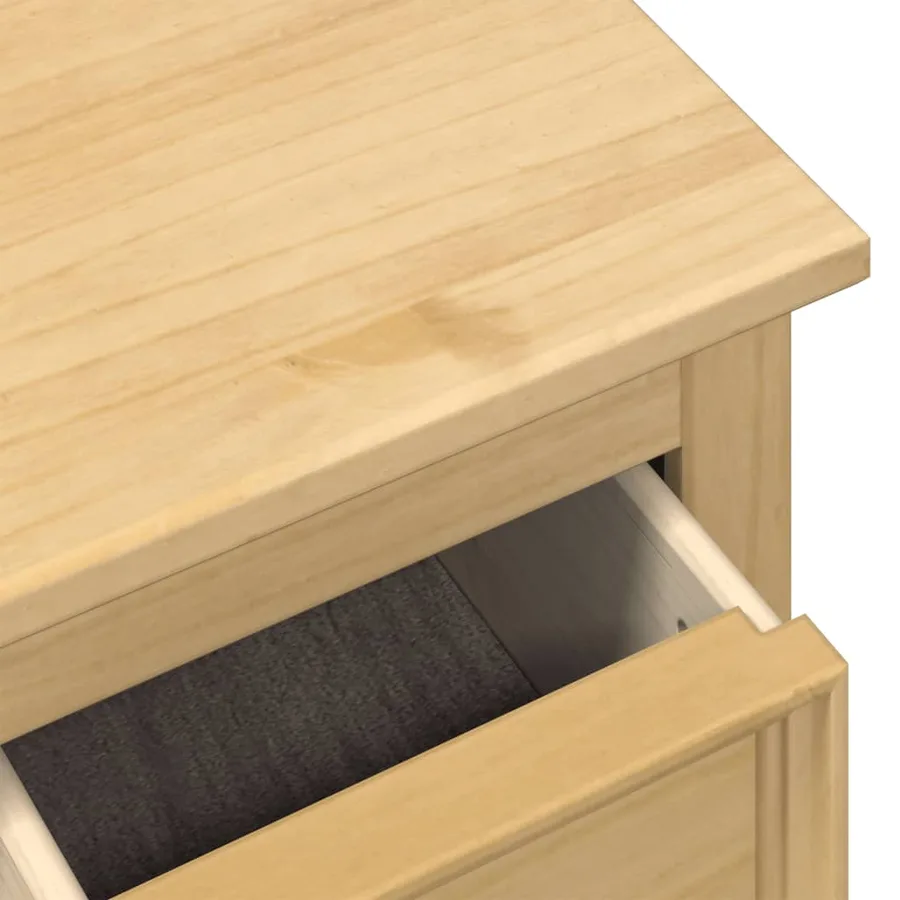 Boîte de rangement Corona 90x78x45 cm bois de pin massif - 9