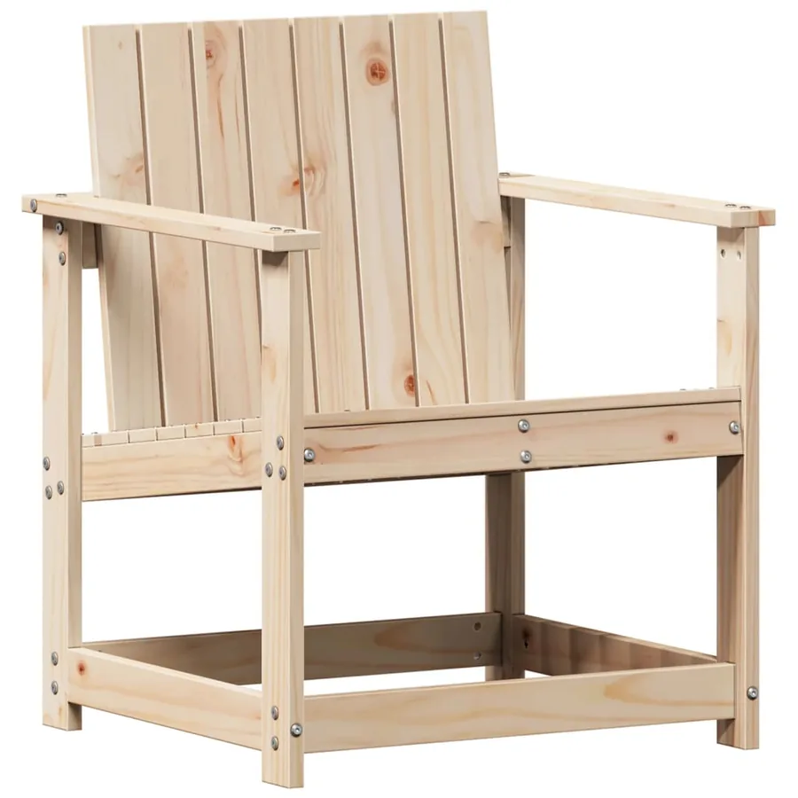 Chaise de jardin 62x56x77 cm bois de pin massif - 2