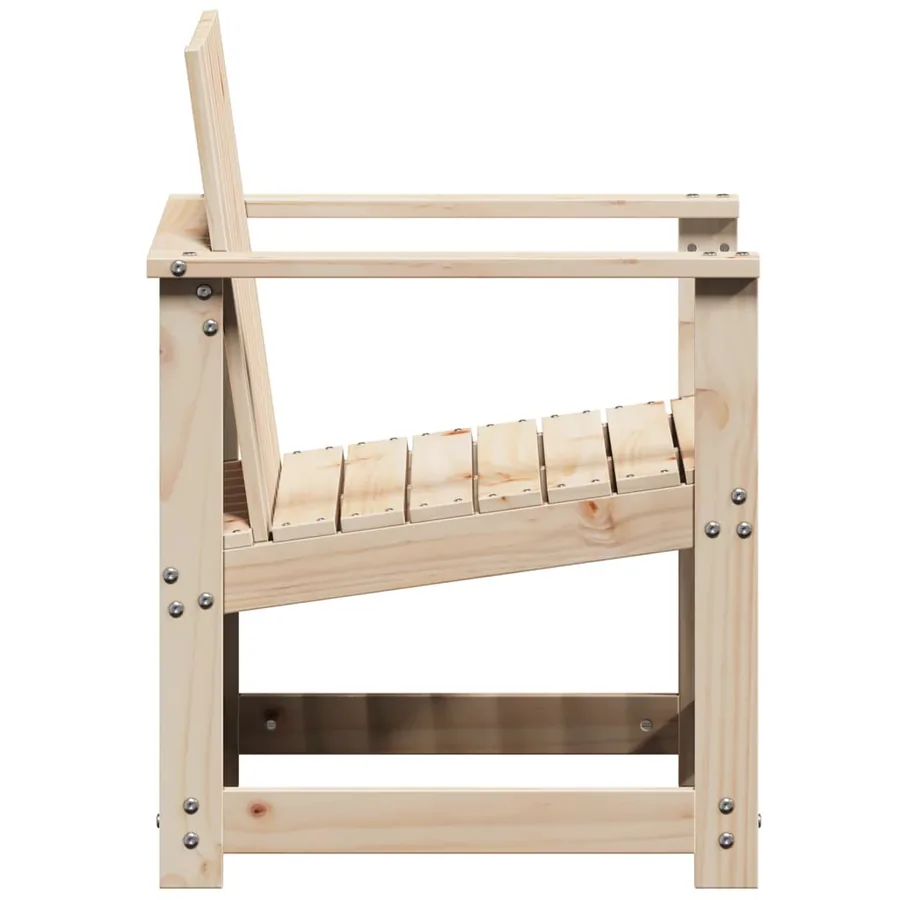 Chaise de jardin 62x56x77 cm bois de pin massif - 5