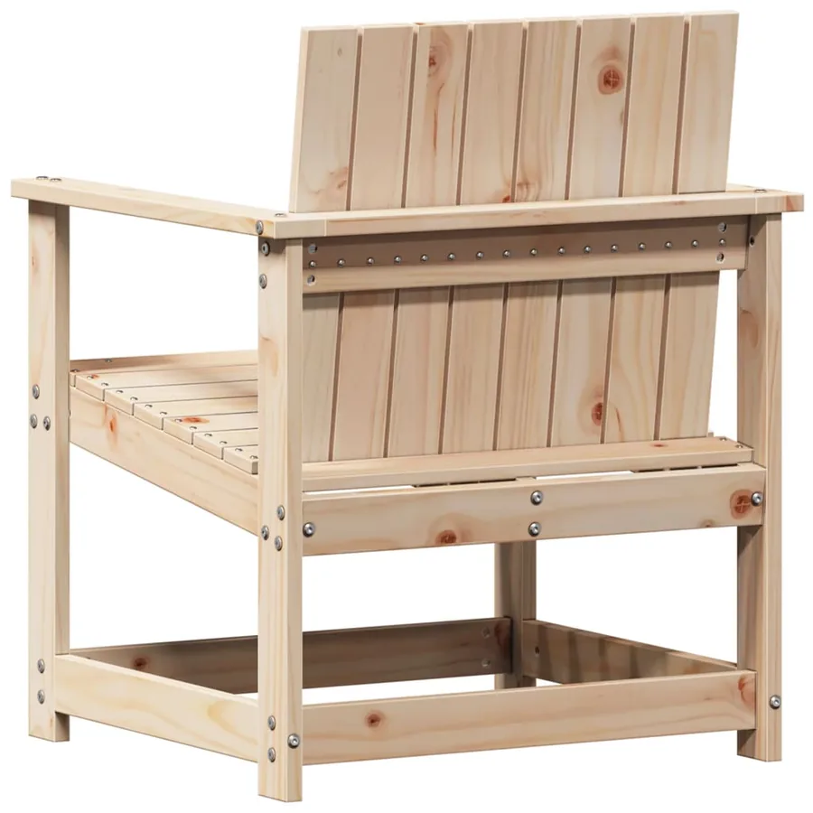 Chaise de jardin 62x56x77 cm bois de pin massif - 6