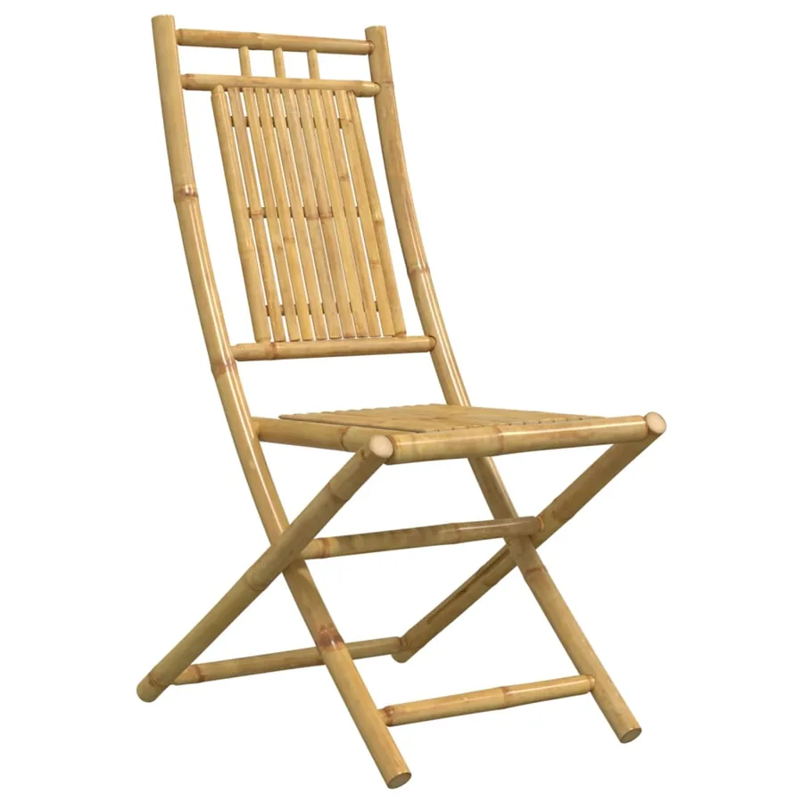 Ensemble à manger de jardin 5 pcs bambou - 6