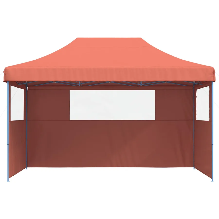Tente de réception pliable escamotable avec 3 parois latérales - 3