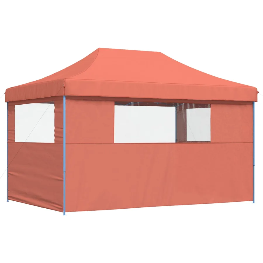 Tente de réception pliable escamotable avec 3 parois latérales - 5