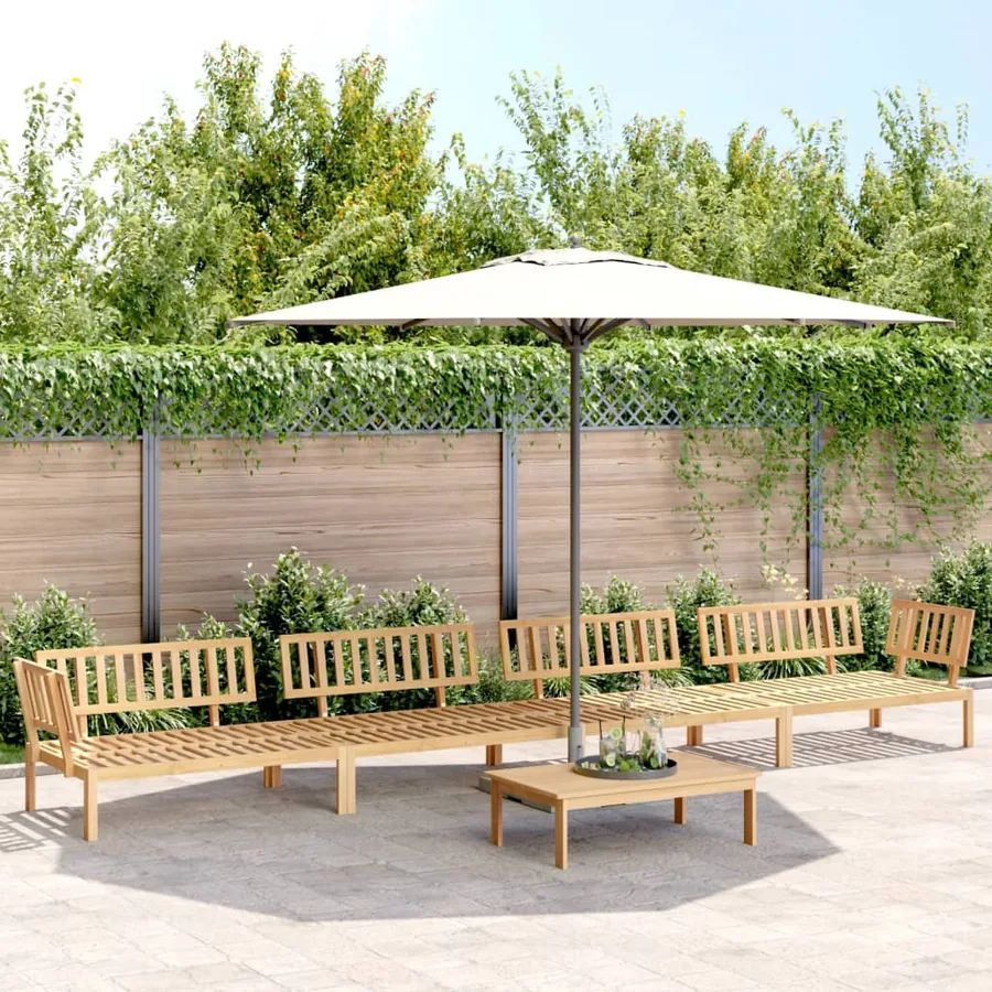 Salon palette de jardin 5 pcs bois d'acacia massif