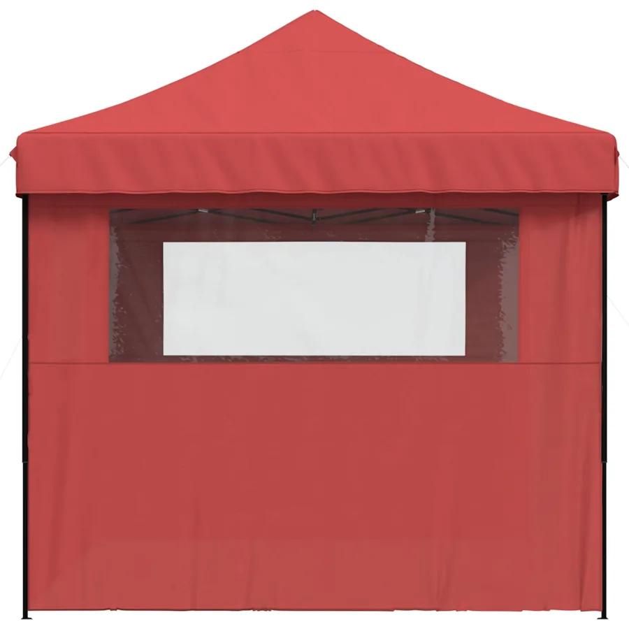 Tente de réception pliable escamotable avec 3 parois latérales - 4