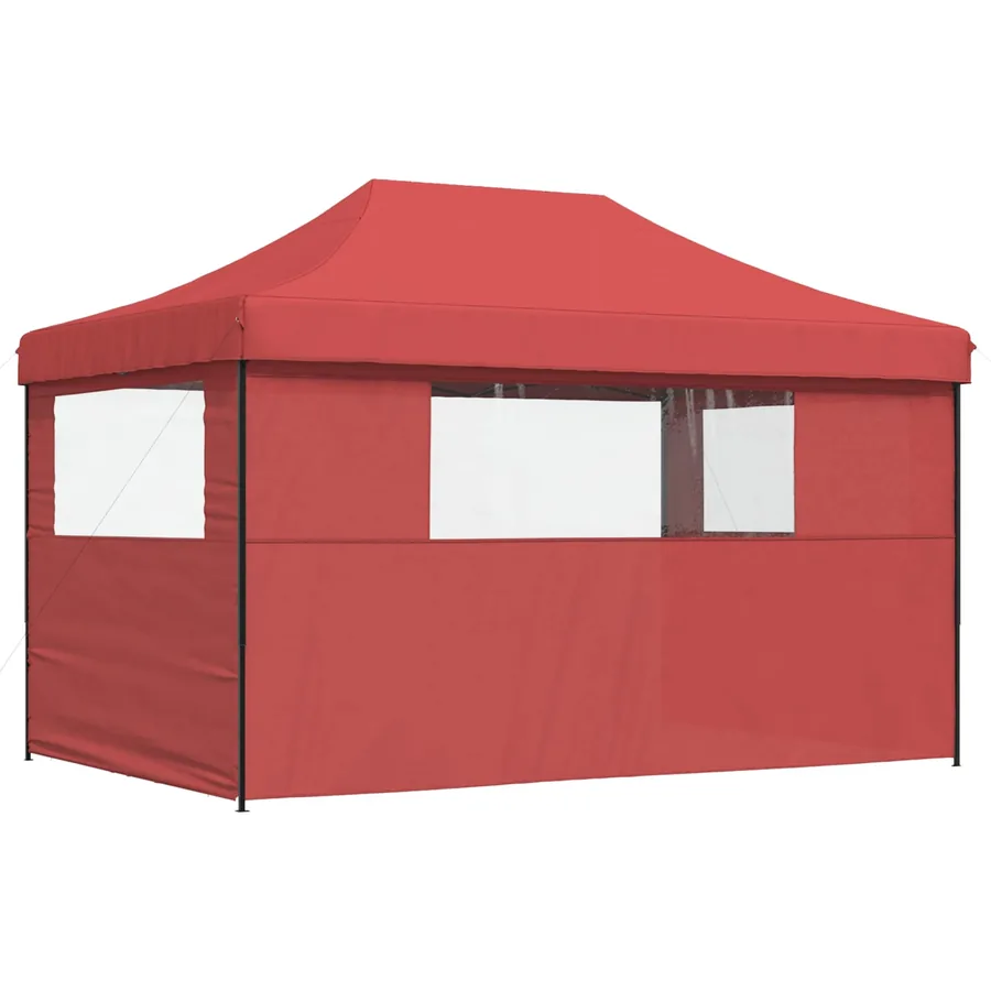 Tente de réception pliable escamotable avec 3 parois latérales - 5