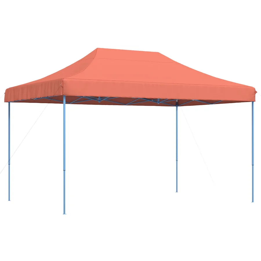 Tente réception pliable escamotable terre cuite 440x292x315 cm - 2