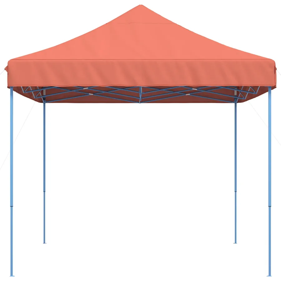 Tente réception pliable escamotable terre cuite 440x292x315 cm - 4