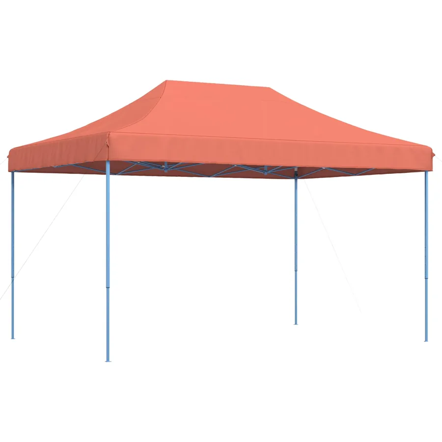 Tente réception pliable escamotable terre cuite 440x292x315 cm - 5