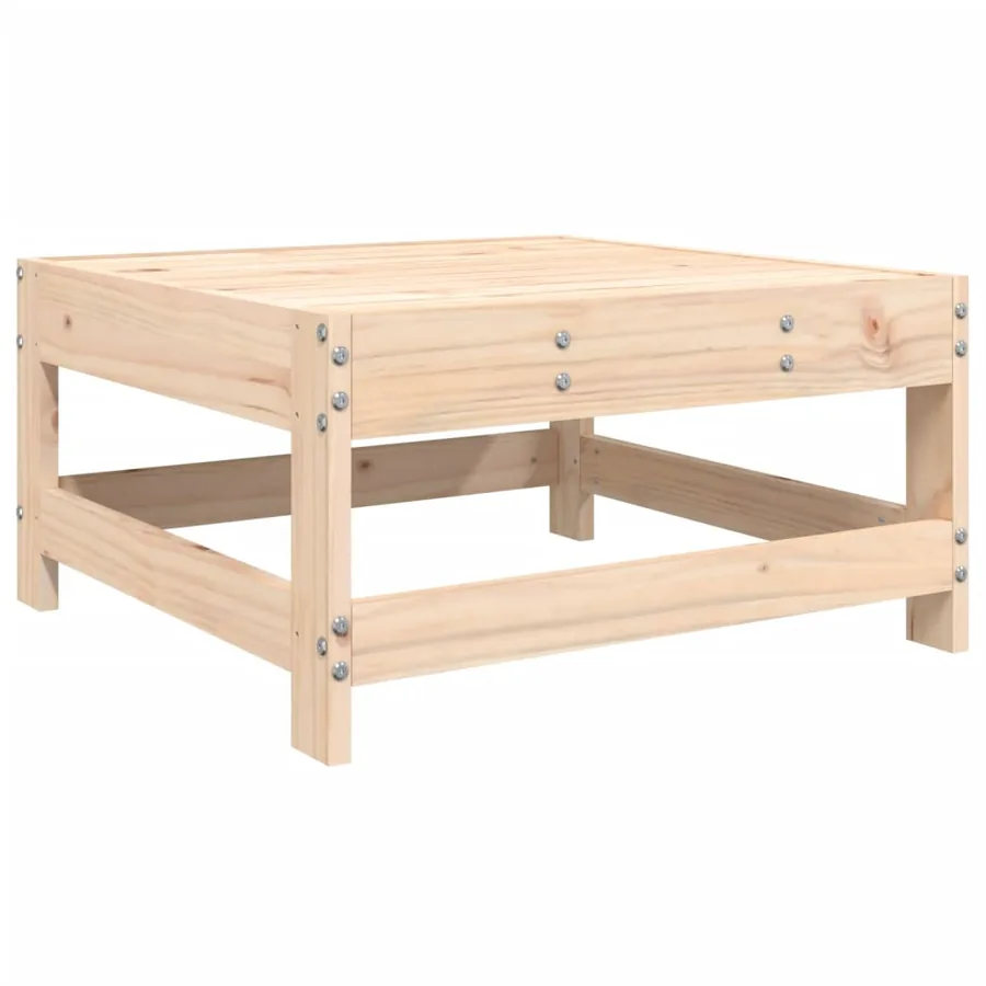 Salon de jardin 10 pcs bois de pin massif - 4