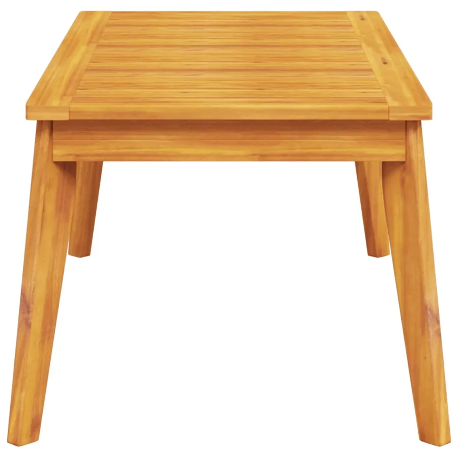 Table à manger de jardin 100x55x45 cm bois massif d'acacia - 8
